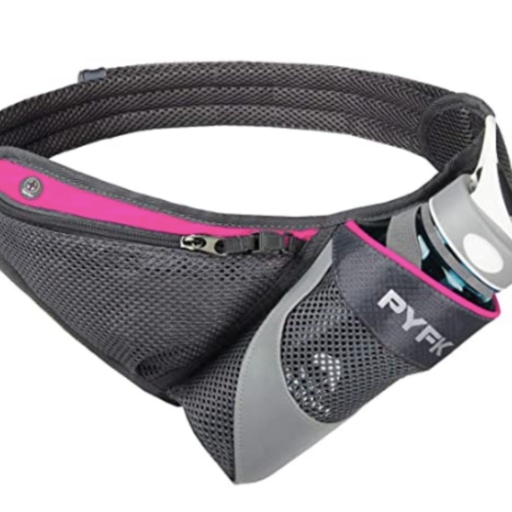 NWOT Running Belt Hydration Waist Pack with Bottle Holder, Reflective, Pockets